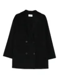 THE DYNAMIS STUDIO double-breasted coat - Black
