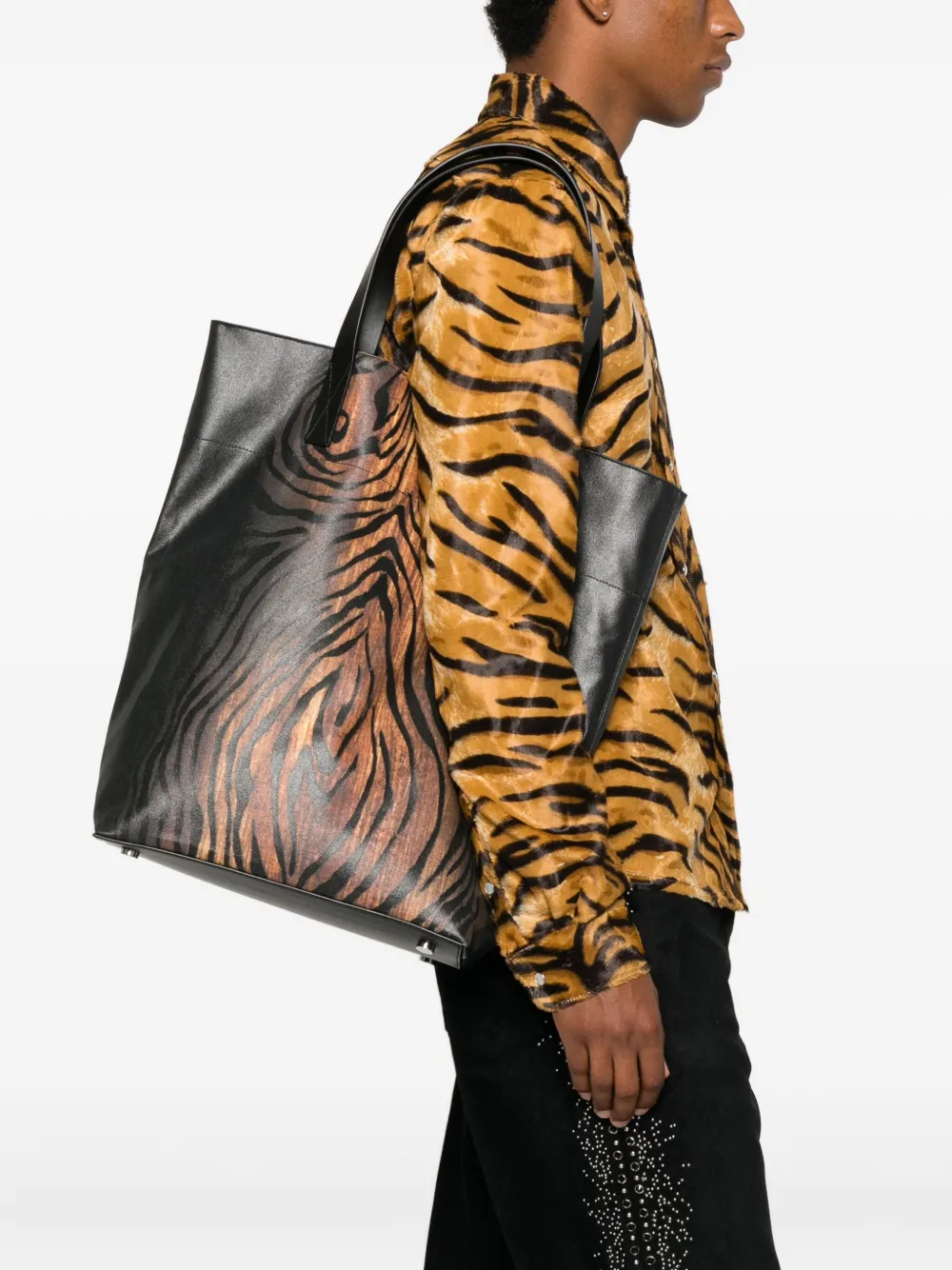 Jean Paul Gaultier zebra-print tote bag | Women | Image 2