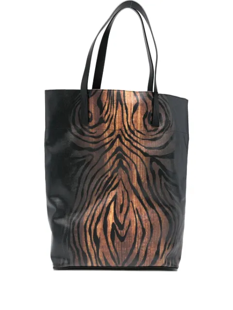 Jean Paul Gaultier zebra-print tote bag
