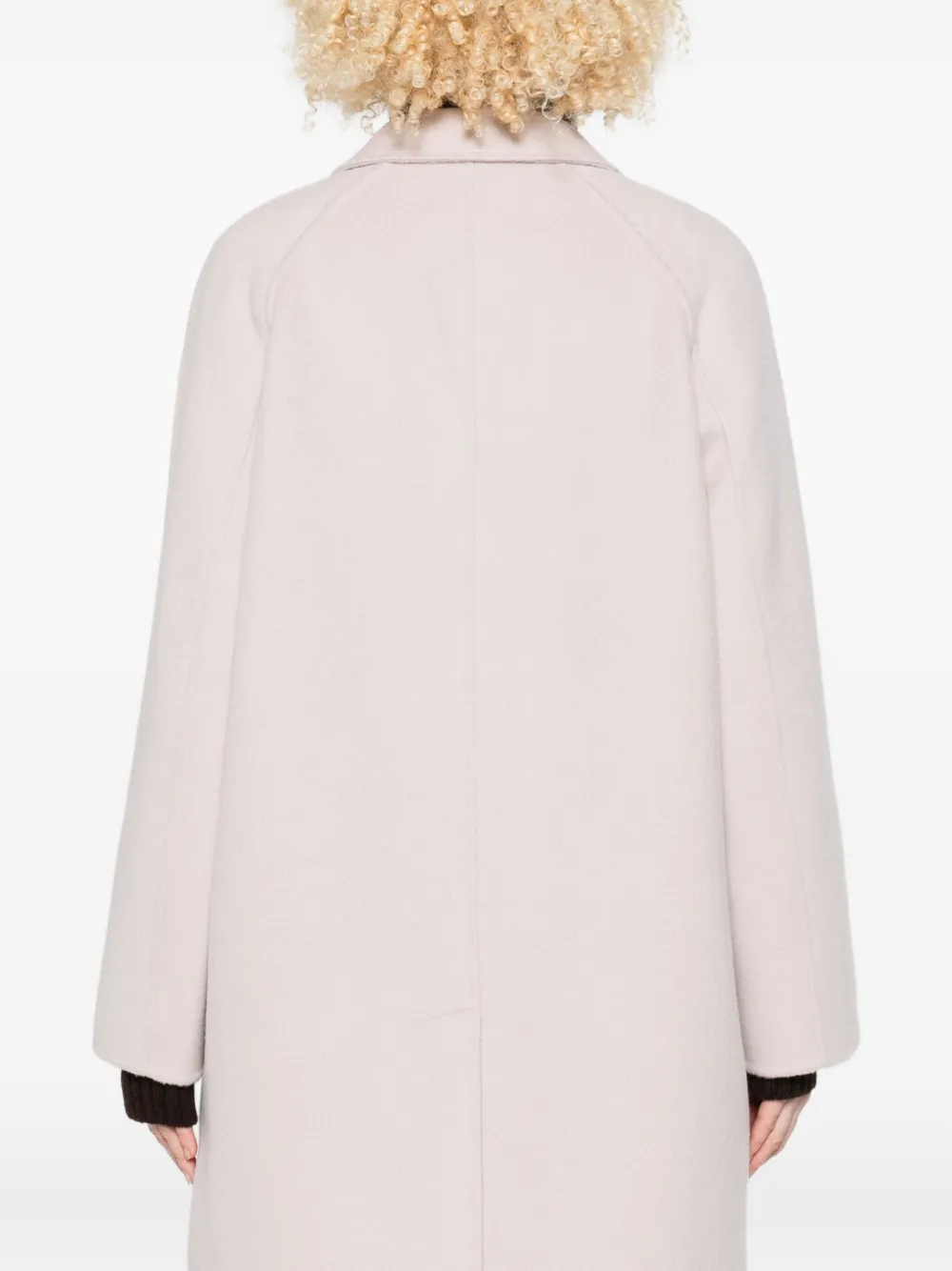 The Dynamis Studio Button-fastening Patch-pocket Coat In Pattern