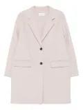 THE DYNAMIS STUDIO button-fastening patch-pocket coat - Pink