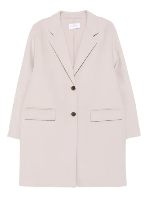 THE DYNAMIS STUDIO button-fastening patch-pocket coat