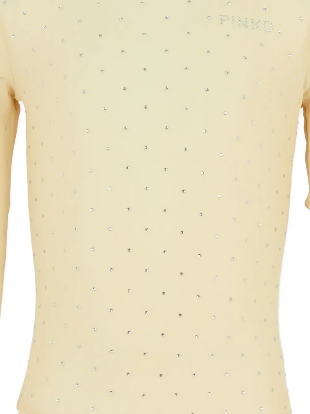 Pinko Kids Body met lange mouwen en verfraaid met kristallen D819 SNOW WHITE+LAMB+MAND