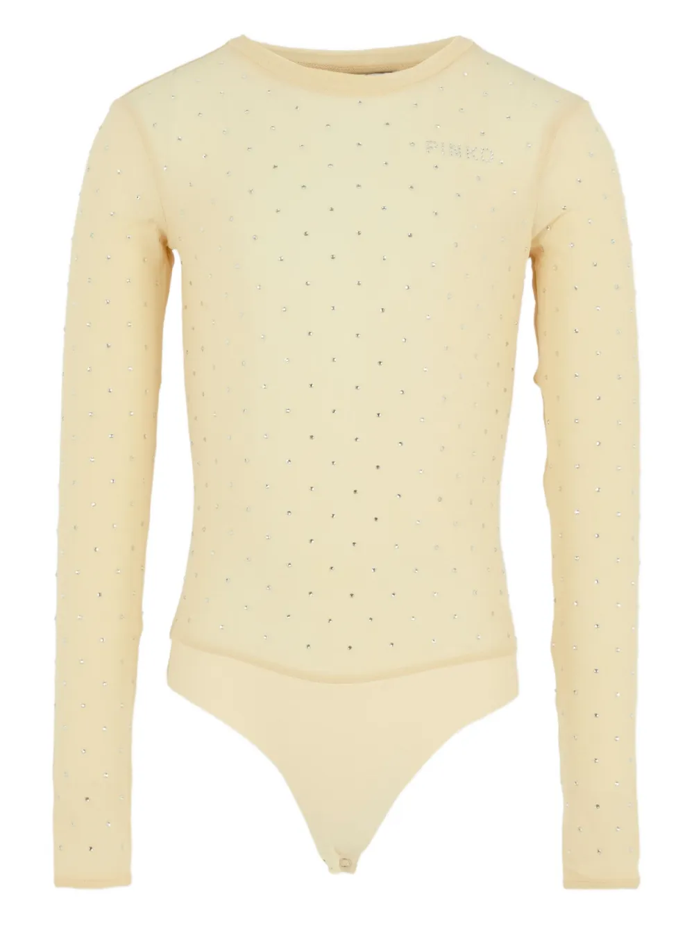 Pinko Kids crystal-embellishment long-sleeve bodysuit | Image 1