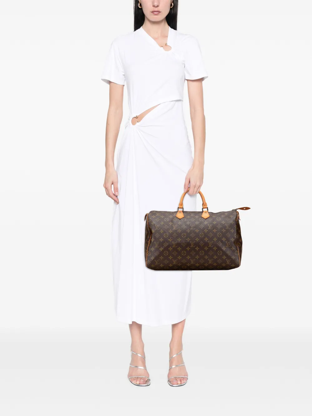 Louis Vuitton Pre-Owned 1987 Monogram Speedy 40 boston bag | Pre-Owned | Image 2
