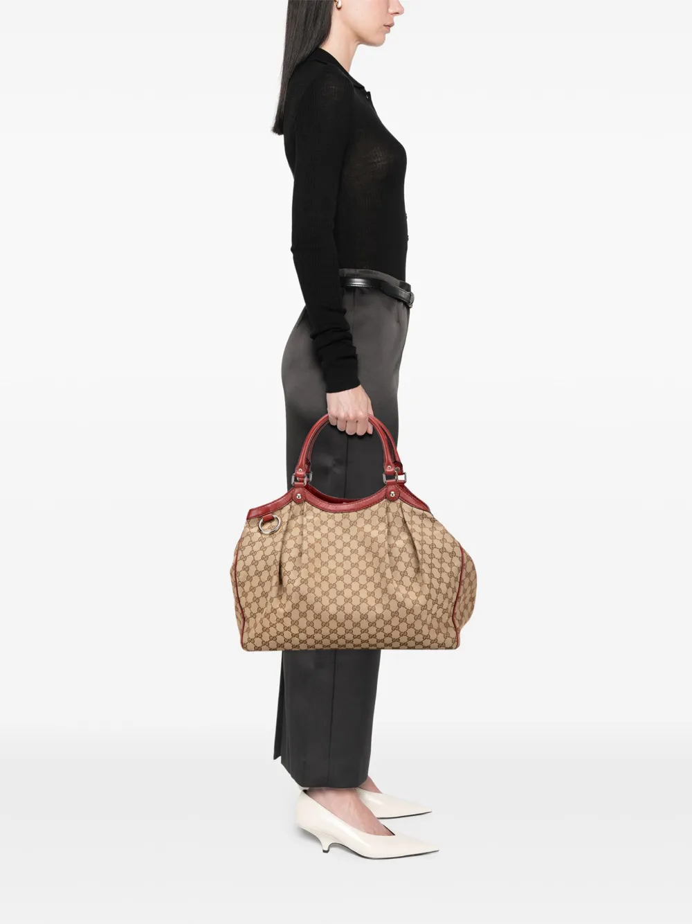 Gucci Pre-Owned 2000-2015 Large GG Canvas Sukey tote bag | Pre-Owned | Image 2