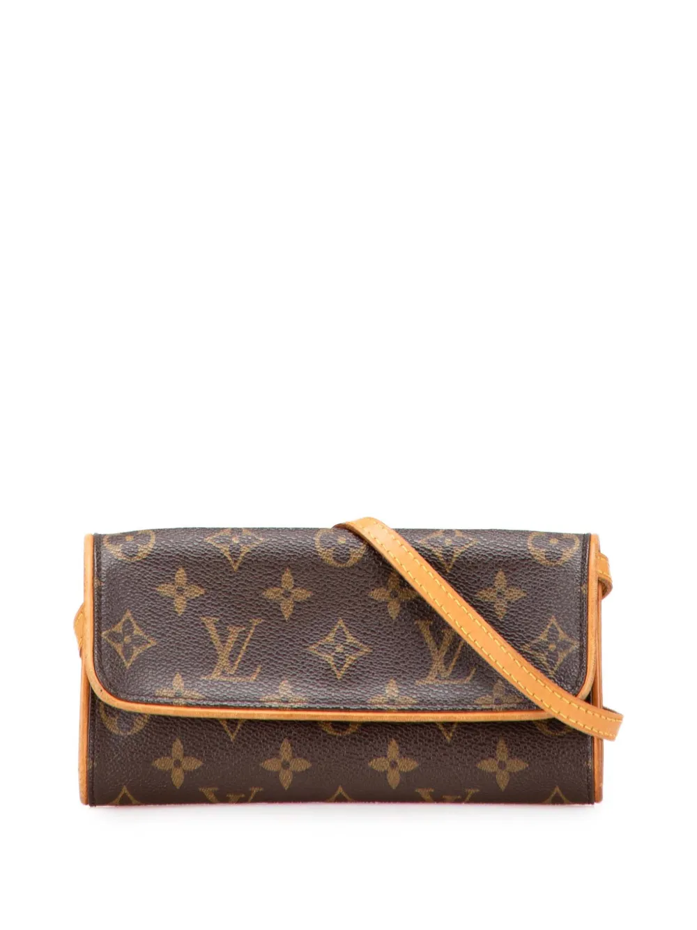 Louis Vuitton Pre-Owned 2001 Monogram Pochette Twin PM crossbody bag - Louis Vuitton Pre-Owned 2001 Monogram Pochette Twin PM crossbody bag -