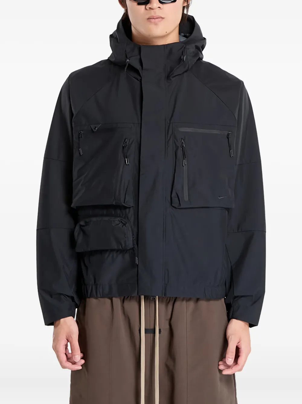 Nike hooded multiple-pockets jacket | Blue | Image 1