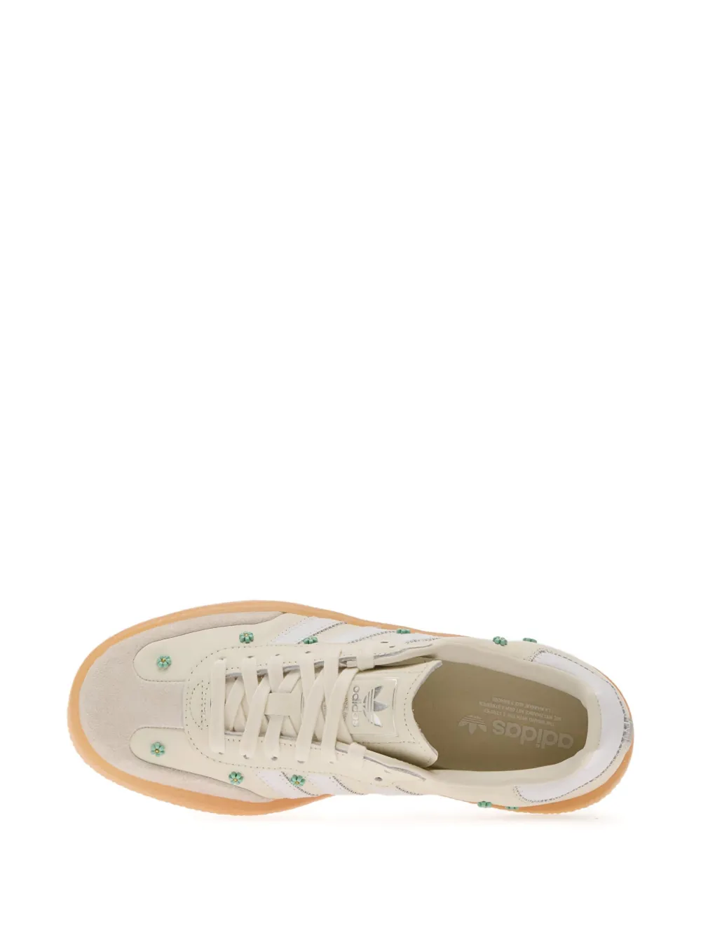 adidas Sambae floral-embellished snekaers Neutrals