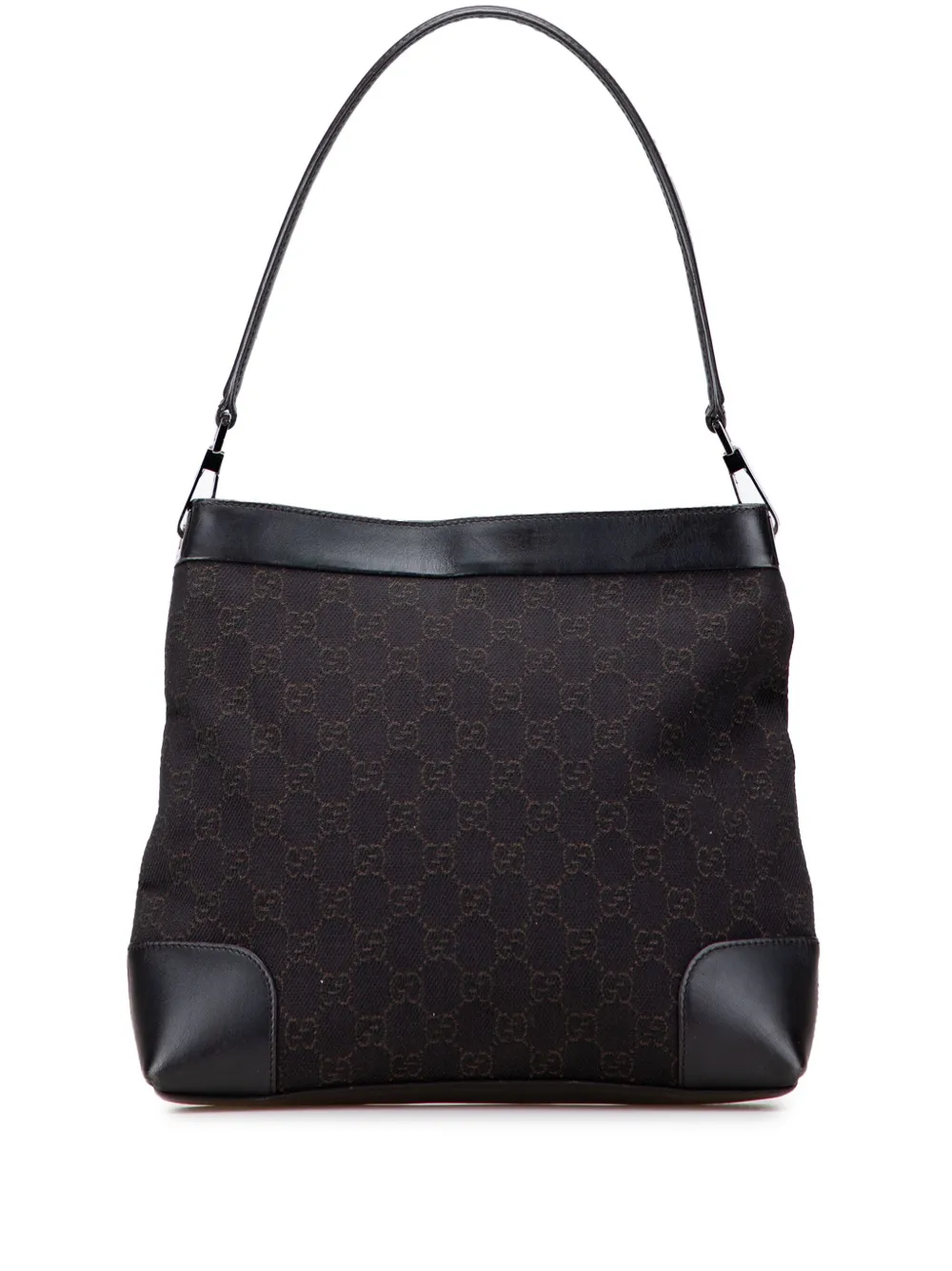 Gucci Pre-Owned 2000-2015 GG Denim shoulder bag - ブラウン Gucci Pre-Owned 2000-2015 GG Denim shoulder bag - ブラウン