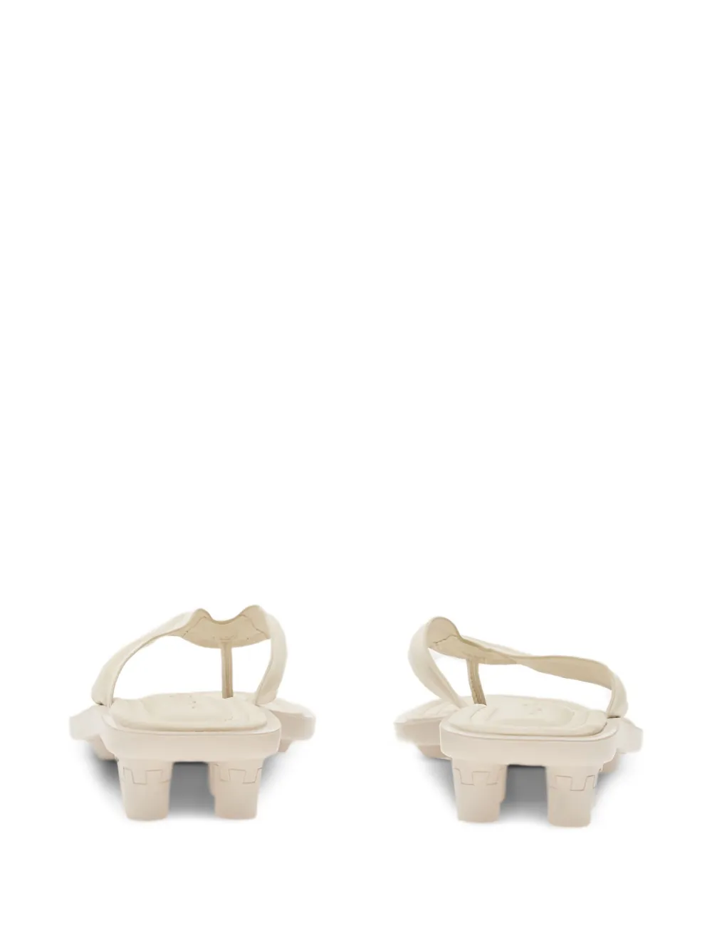 PUMA x Fenty Cat Cleat slippers met doorzichtige zool Beige