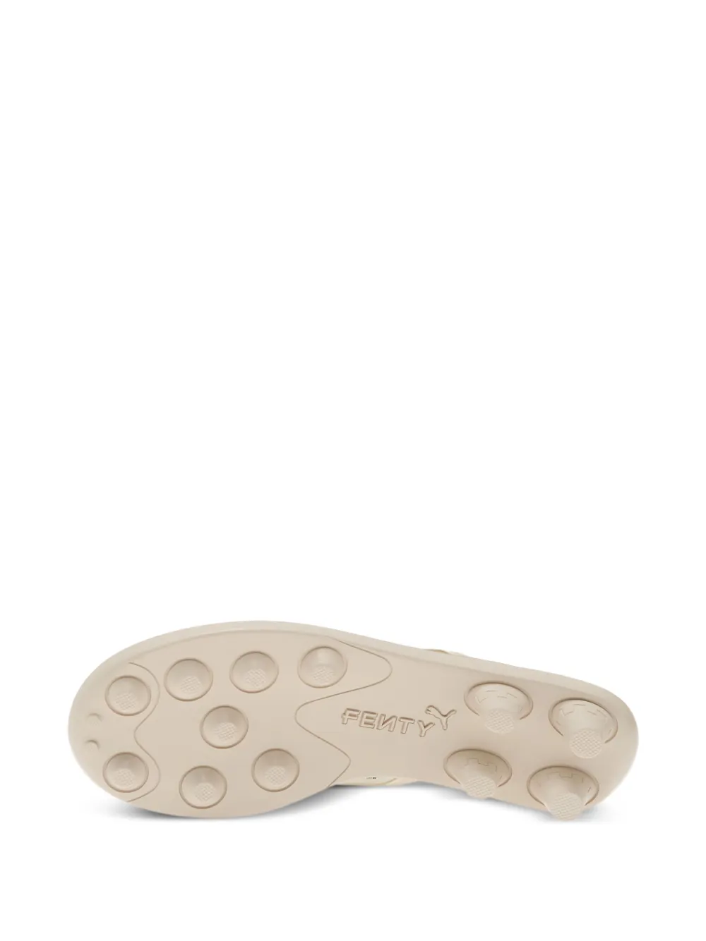 PUMA x Fenty Cat Cleat slippers met doorzichtige zool Beige
