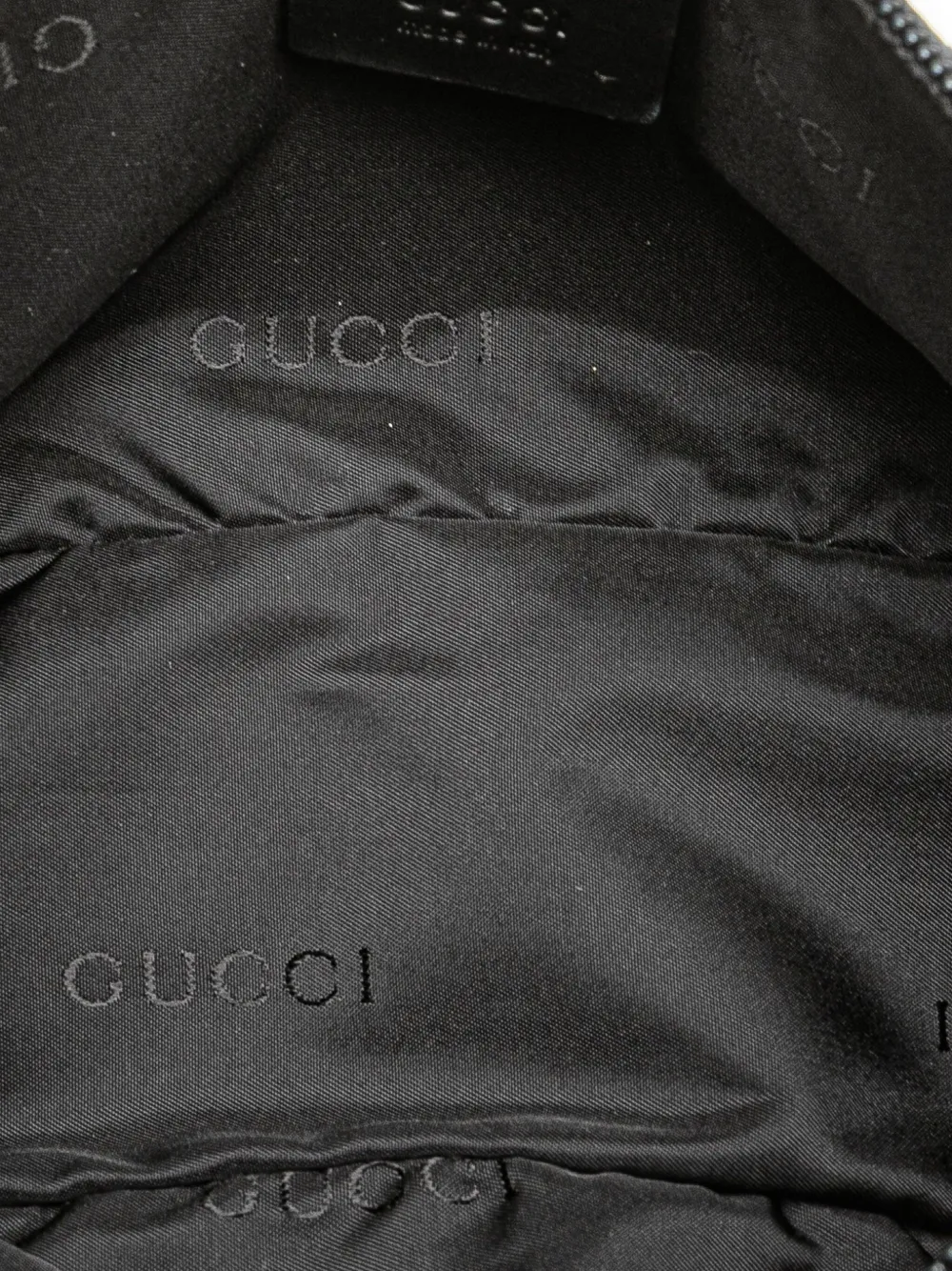 Pre-owned Gucci 2000-2015 Gg Canvas Boat Shoulder Bag In Blue