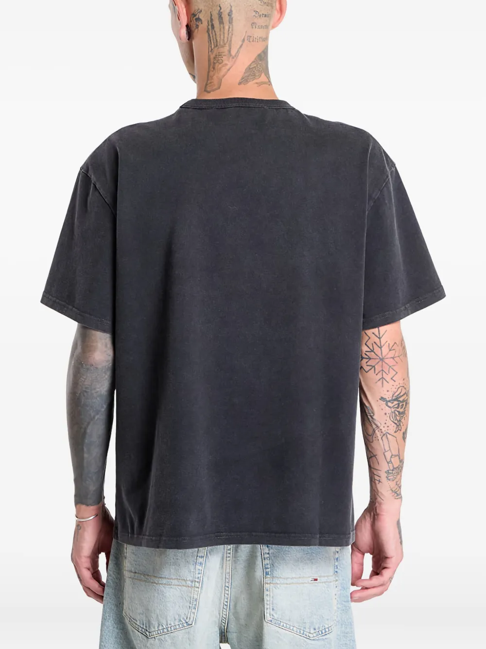 MISBHV T-shirt met portretprint Zwart