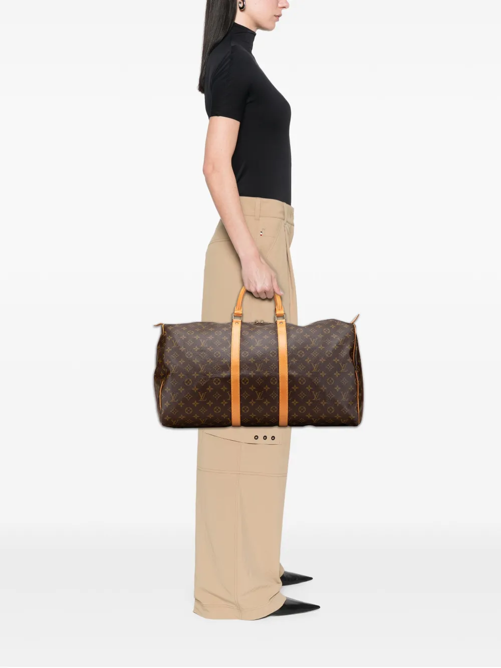 Louis Vuitton Pre-Owned 1994 Monogram Keepall 55 travel bag | Pre-Owned | Image 2
