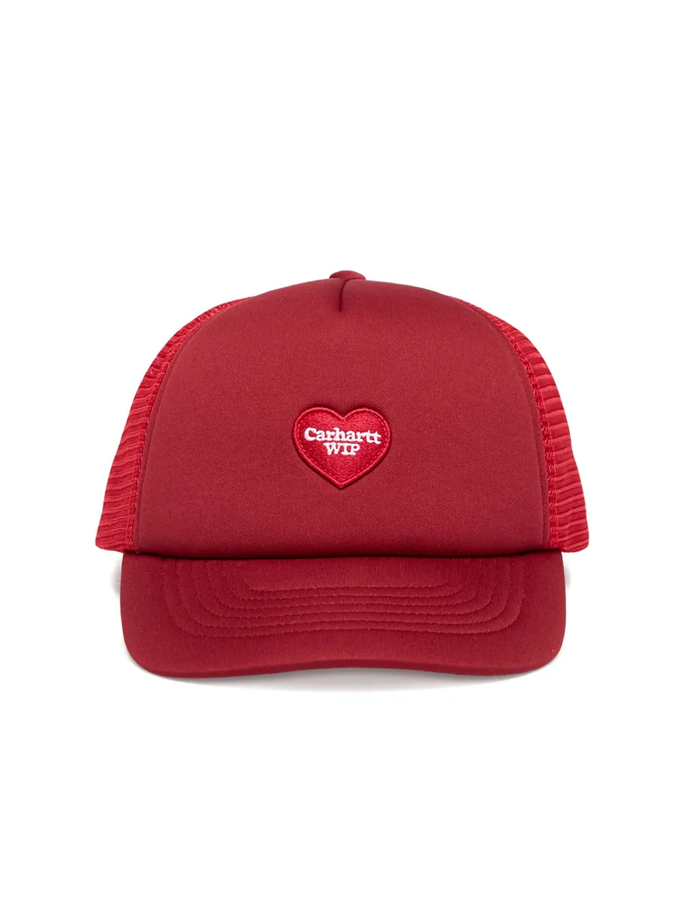 Carhartt Heart-patch Trucker Cap In Red