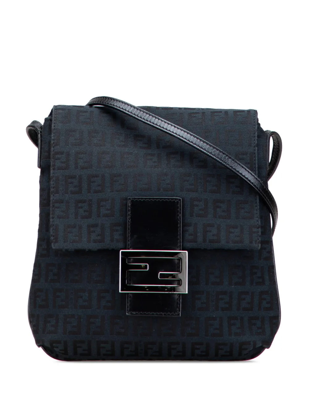 Fendi Pre-Owned 2010-2025 Zucchino Canvas crossbody bag - ブルー Fendi Pre-Owned 2010-2025 Zucchino Canvas crossbody bag - ブルー