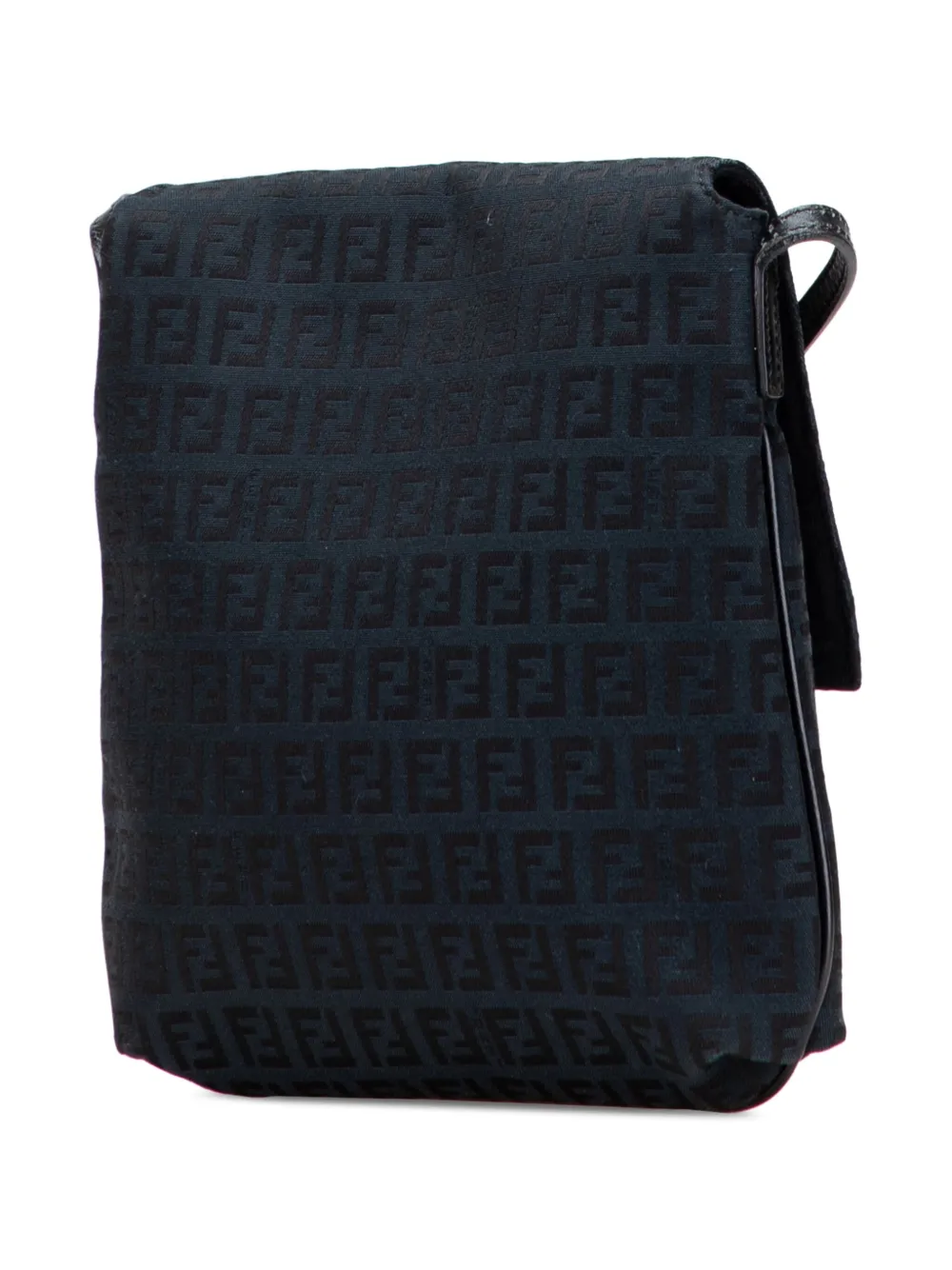 Fendi Pre-owned 2010-2025 Zucchino Canvas Crossbody Bag in Blue, view 3
