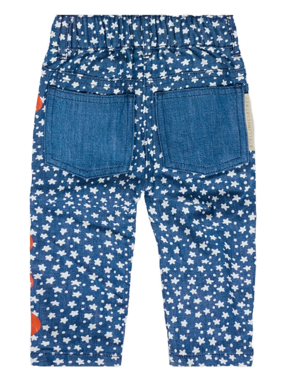 Stella McCartney Kids star-print wavy-detail jeans | Jeans | Image 2
