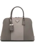 Prada Pre-Owned 2013-2025 Medium Bicolor Saffiano Lux Promenade satchel - Grey