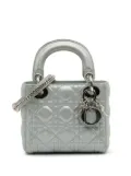 Christian Dior Pre-Owned 2016 Mini Iridescent Lambskin Cannage Lady Dior satchel - Green