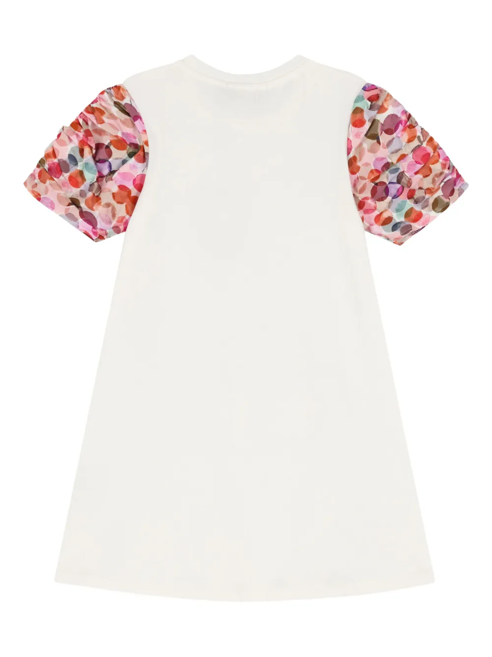 Aigner Kids handbag-print ruffled-sleeves casual dress | Girls Casual Dresses | Image 2