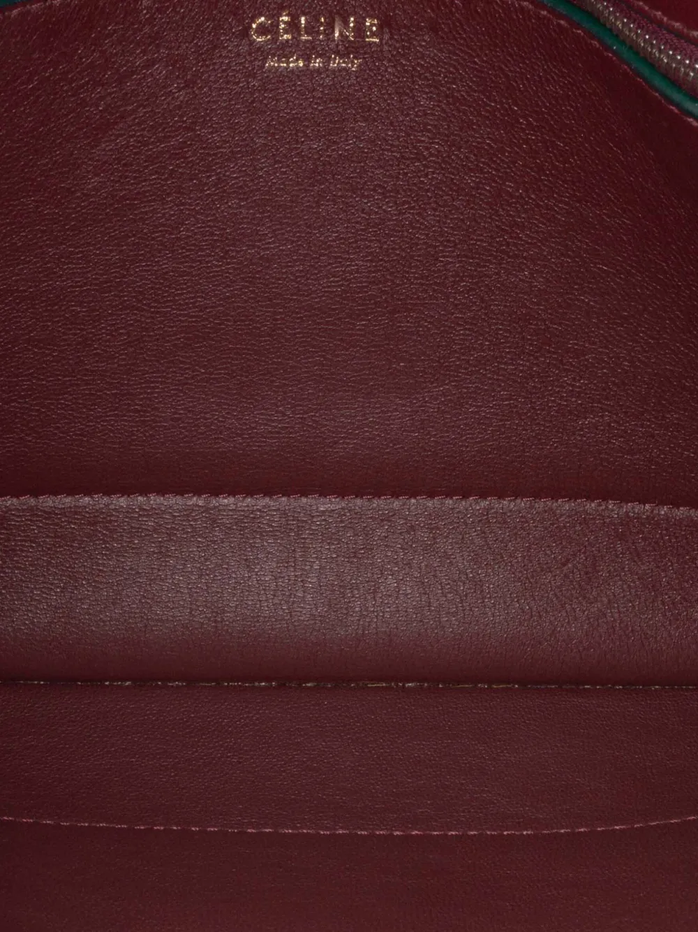 Pre-owned Celine 2012 Suede Calfskin And Pony Hair Diamond Clutch Shoulder Bag In Red