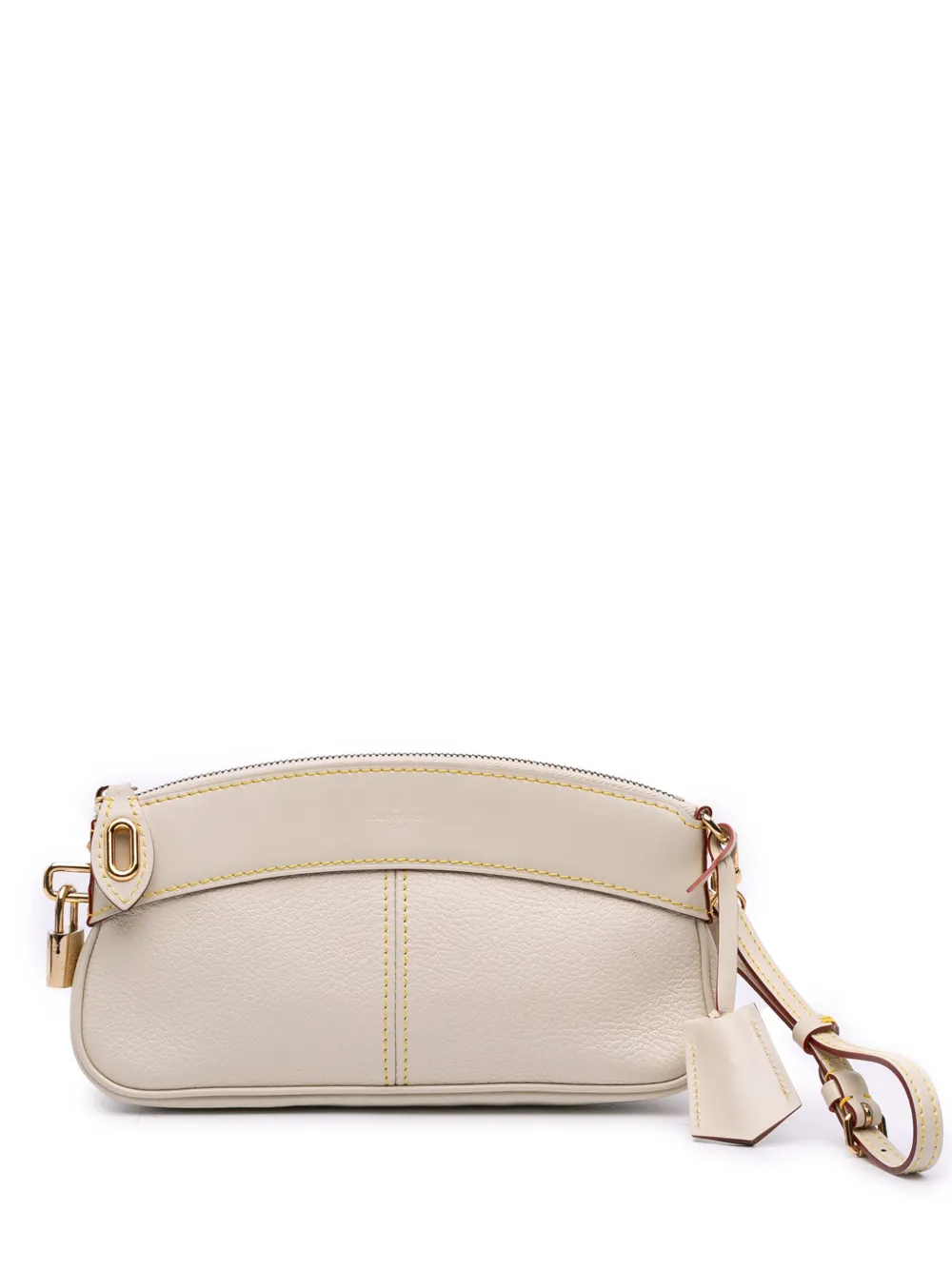 Louis Vuitton Pre-Owned 2008 Suhali Lockit clutch bag - ホワイト Louis Vuitton Pre-Owned 2008 Suhali Lockit clutch bag - ホワイト