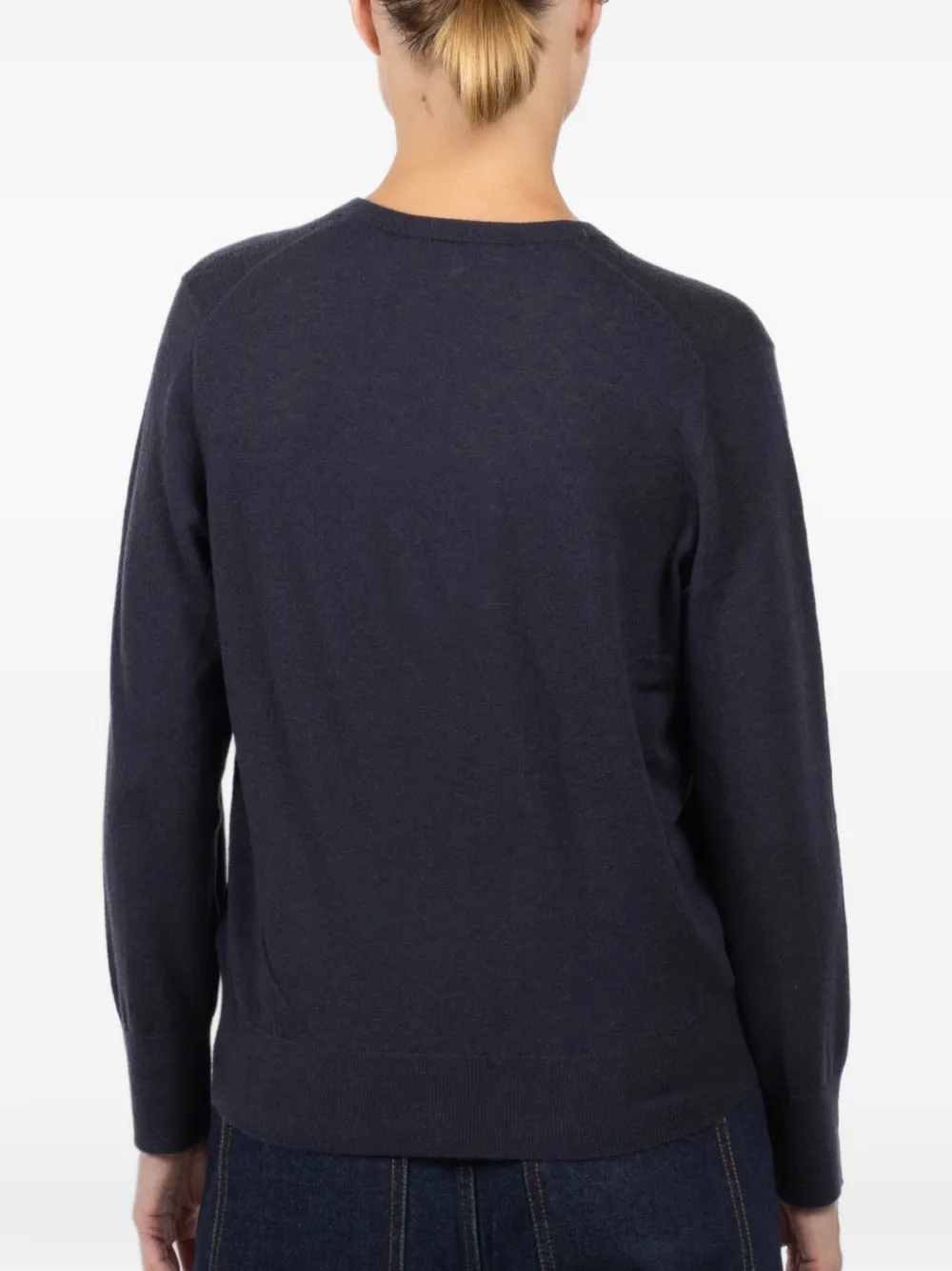  Tibi V-neck Sweater - Blue 
