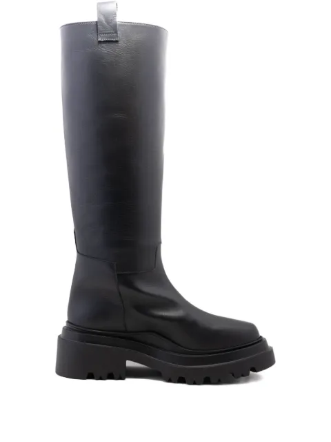 Plan C zip-detail platform boots