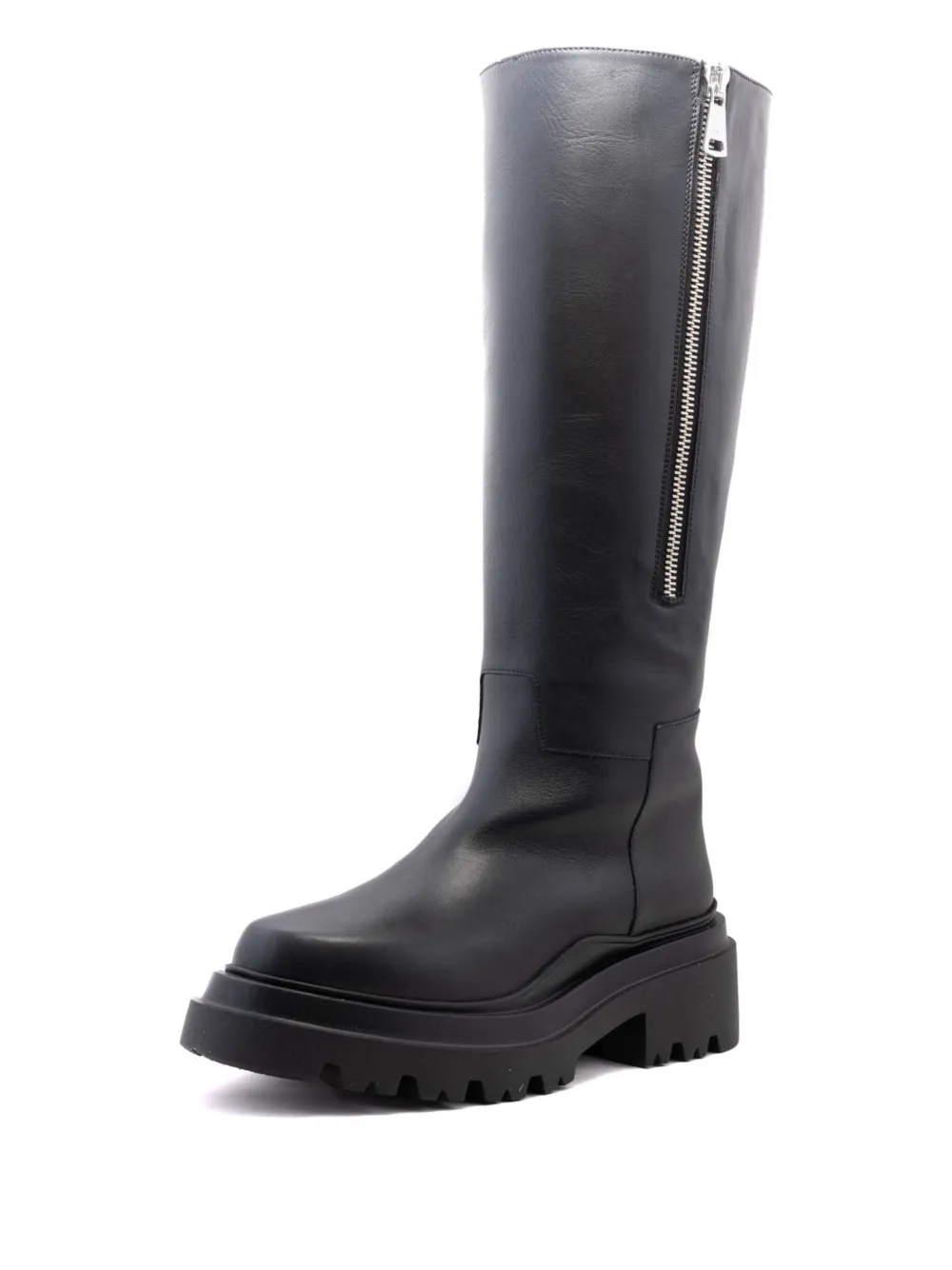 Plan C zip-detail platform boots | Knee-High Boots | Image 2