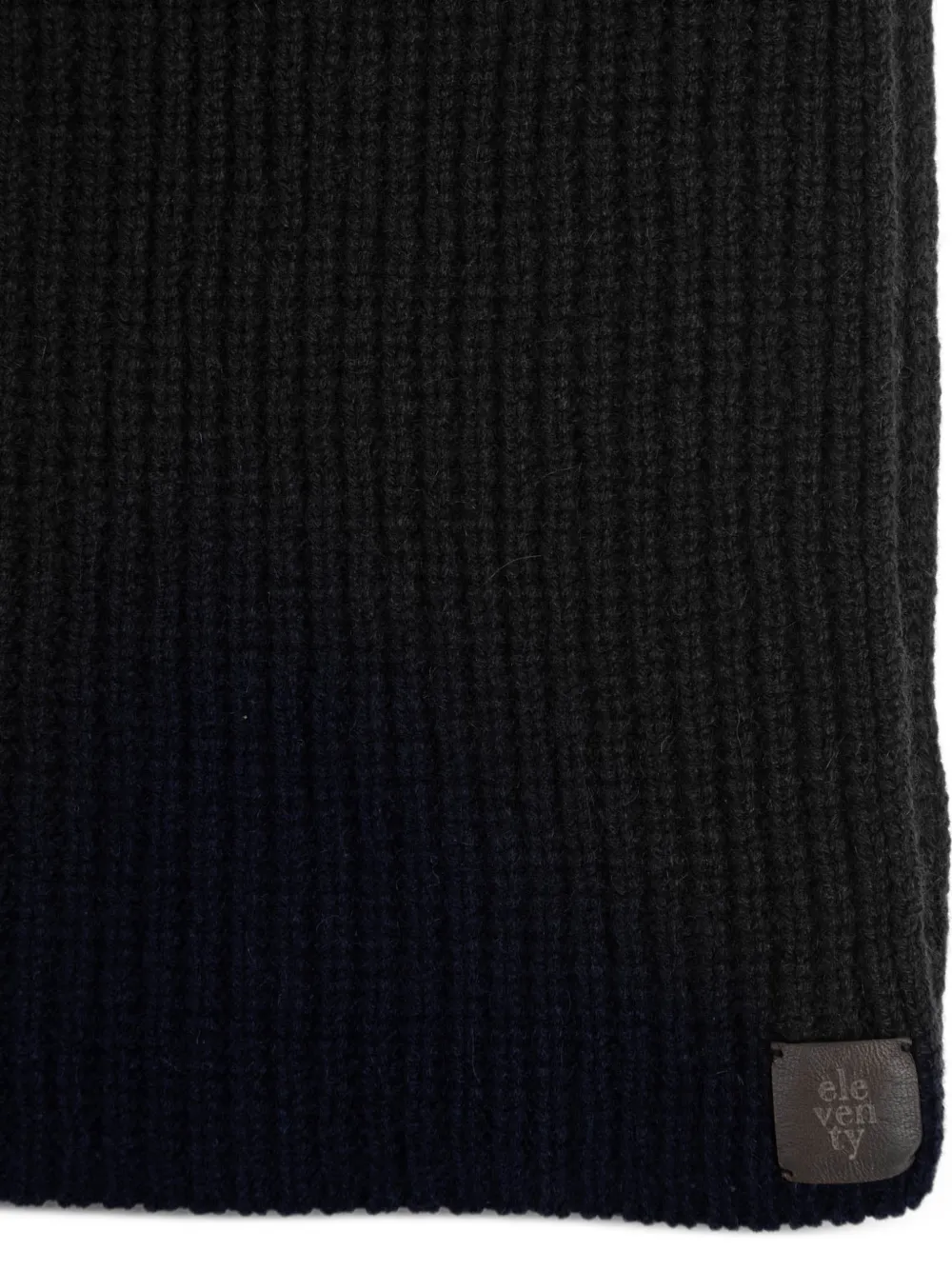  Eleventy Ribbed Scarf - Blue 