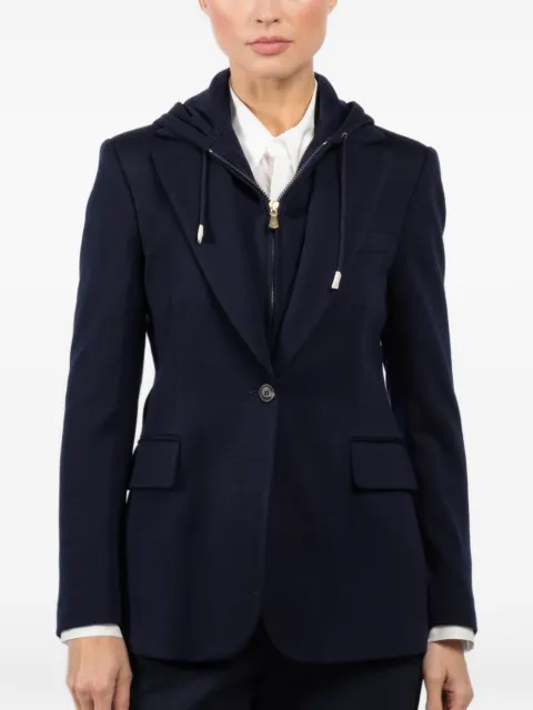 Eleventy hooded tailored blazer