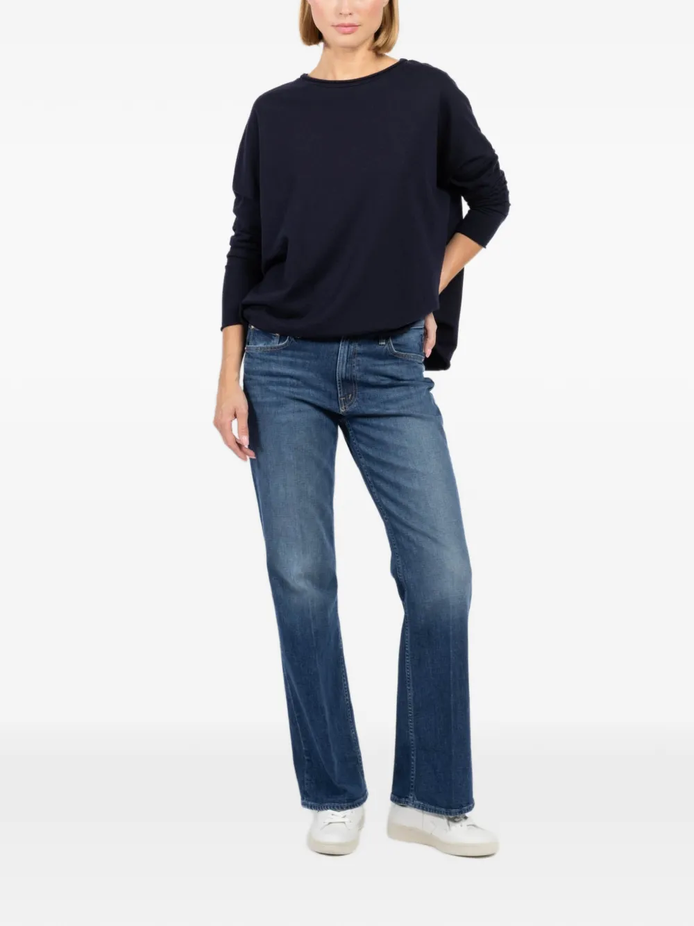 MOTHER five-pocket denim - Blauw