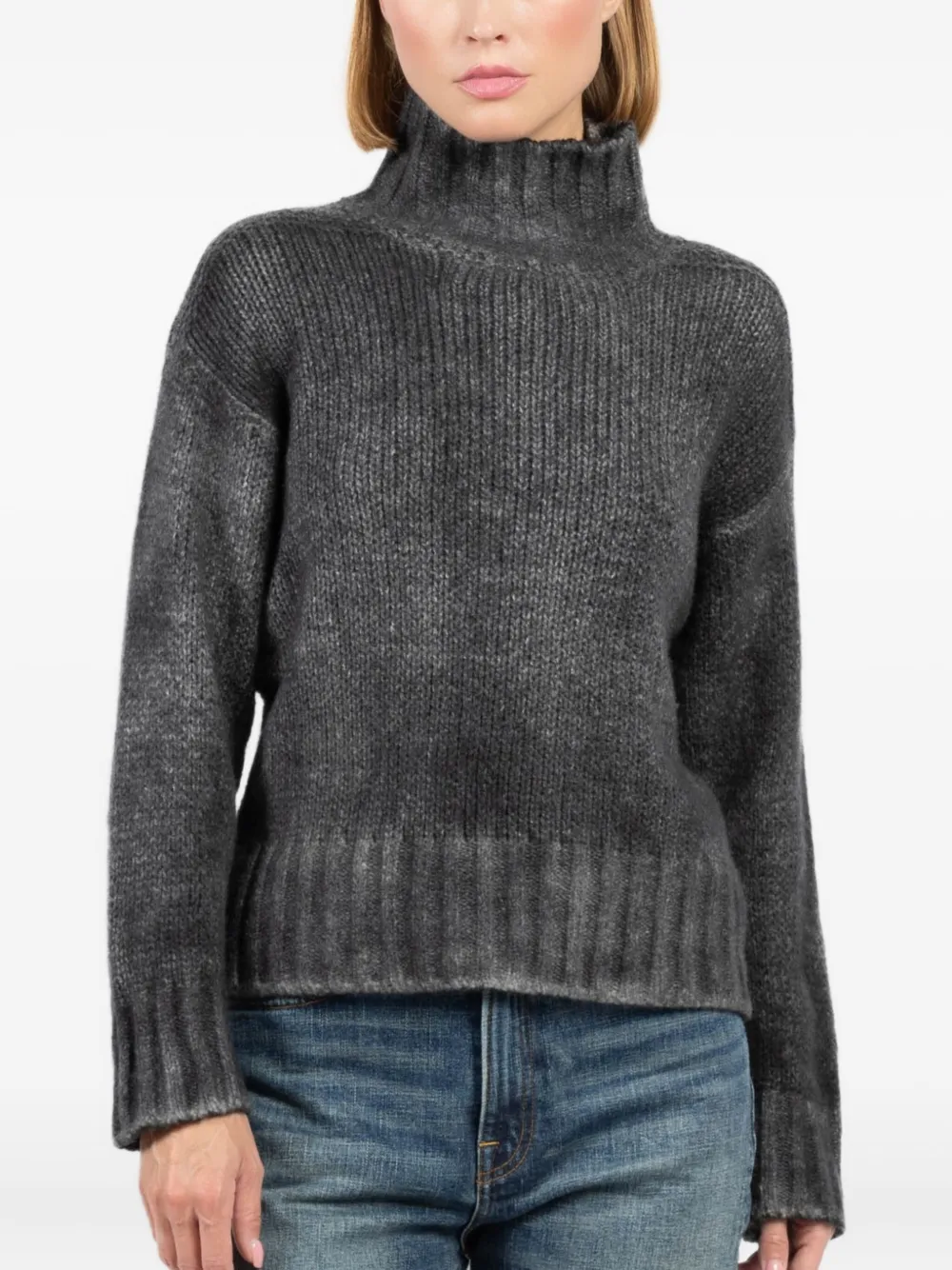Avant Toi mock-neck ribbed knit sweater | Image 1