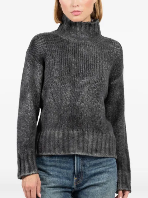 Avant Toi mock-neck ribbed knit sweater 