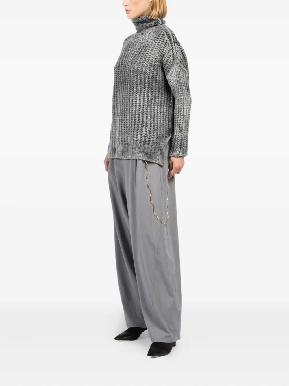 Avant Toi ribbed turtleneck sweater | Knitted Sweaters | Image 2
