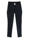 High belted cargo pants - Blue