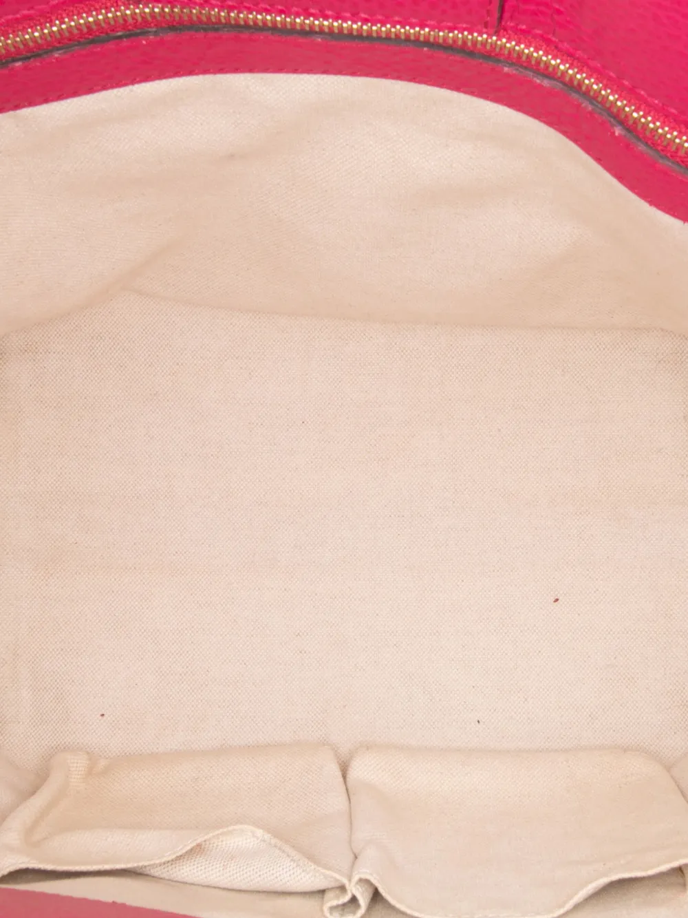 Pre-owned Gucci 2016-2025 Medium Dollar Calfskin Swing Tote Bag In Pink