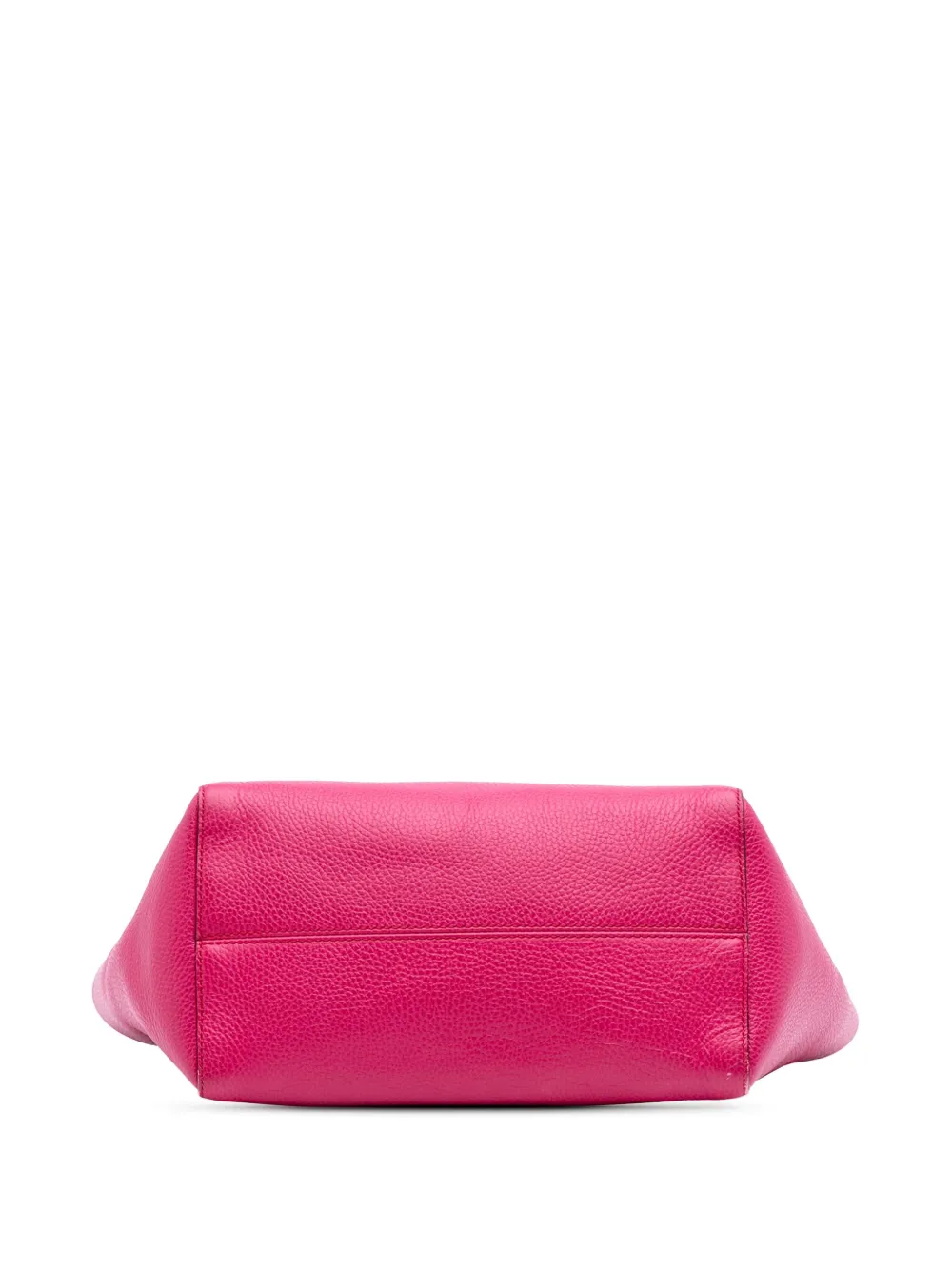 Pre-owned Gucci 2016-2025 Medium Dollar Calfskin Swing Tote Bag In Pink