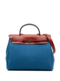 Hermès Pre-Owned 2019 Toile Herbag Zip 31 satchel - Blue