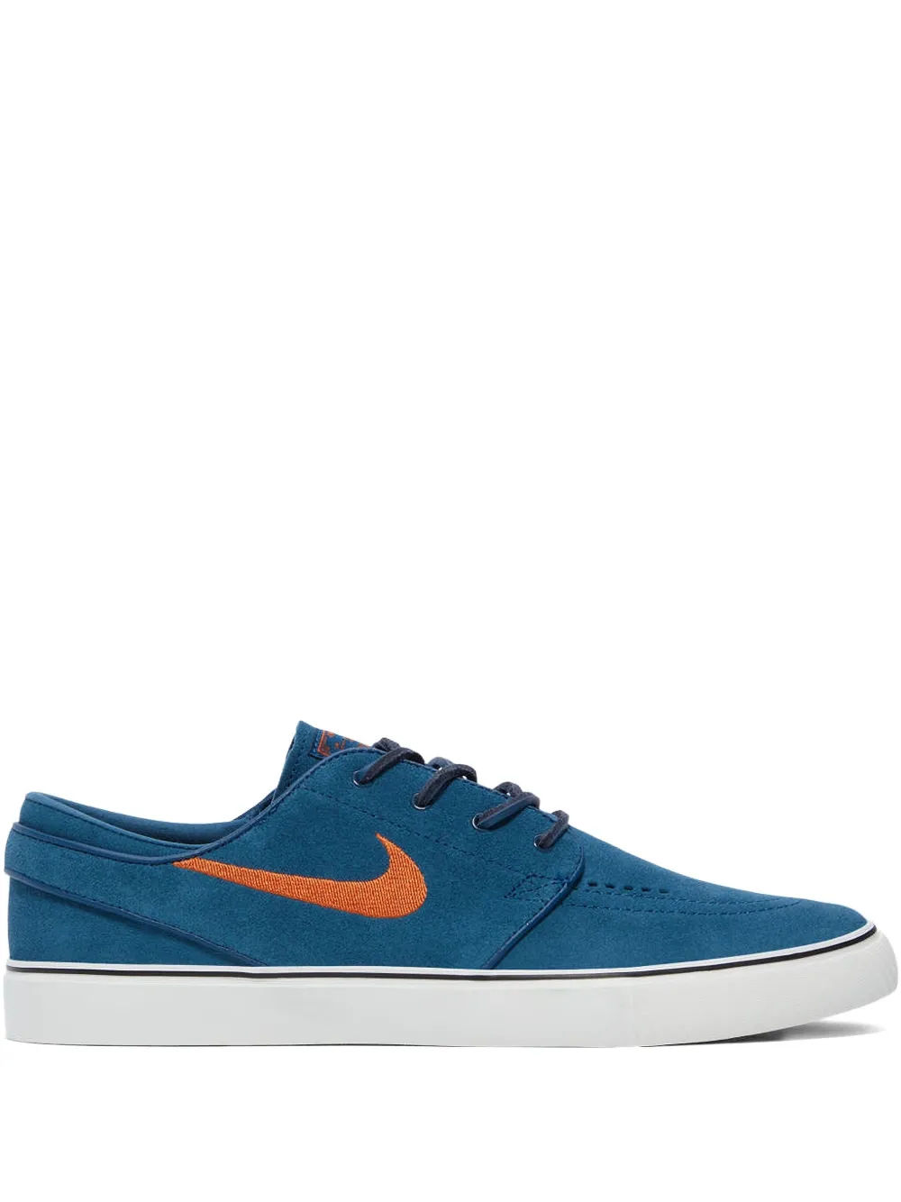 Nike SB Zoom Janoski "Blue Force/Campfire Orange" Sneakers - Blau