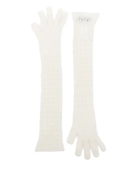 Fabiana Filippi long-fingerless gloves