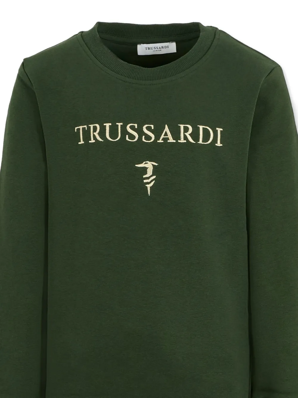 TRUSSARDI JUNIOR Trainingspak met geborduurd logo Groen