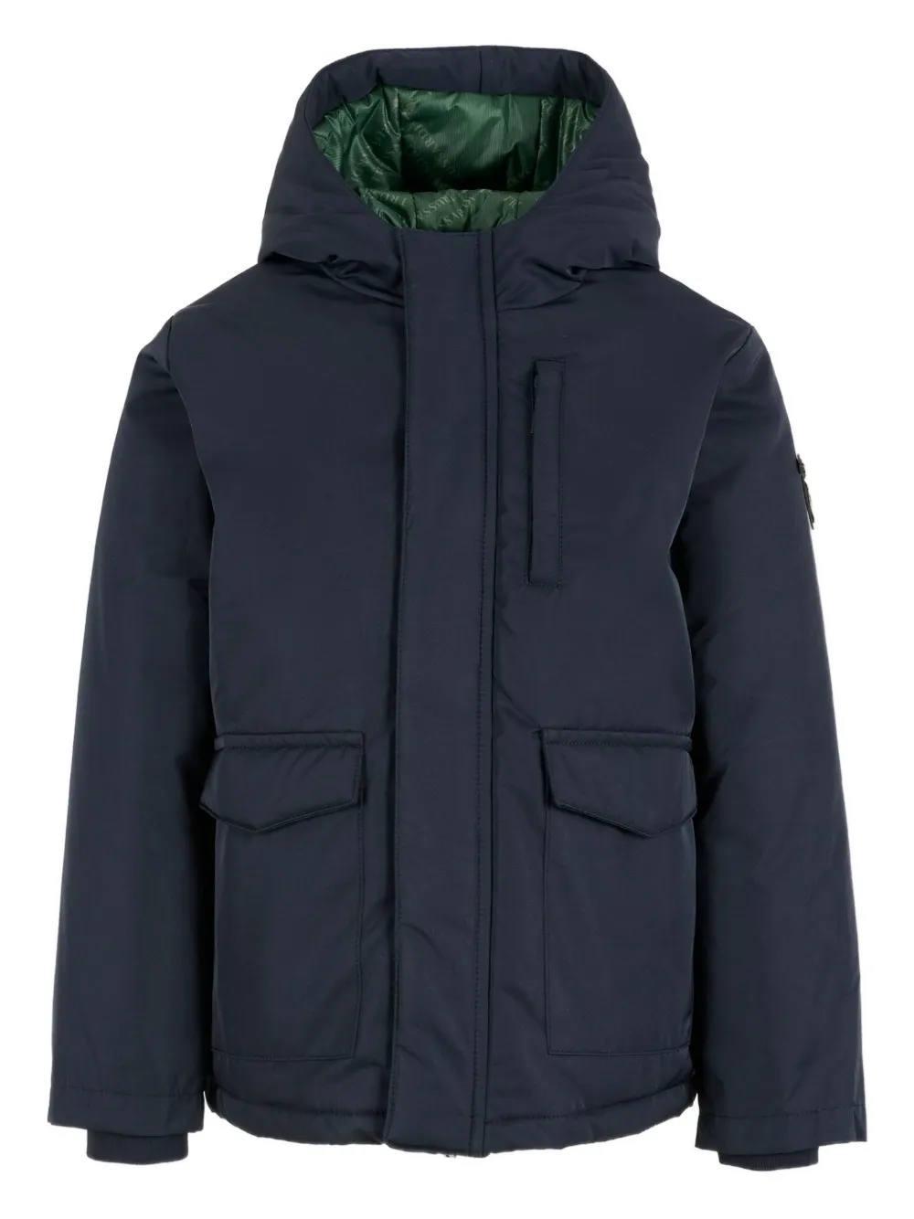 TRUSSARDI JUNIOR padded hooded jacket | Blue | Image 1