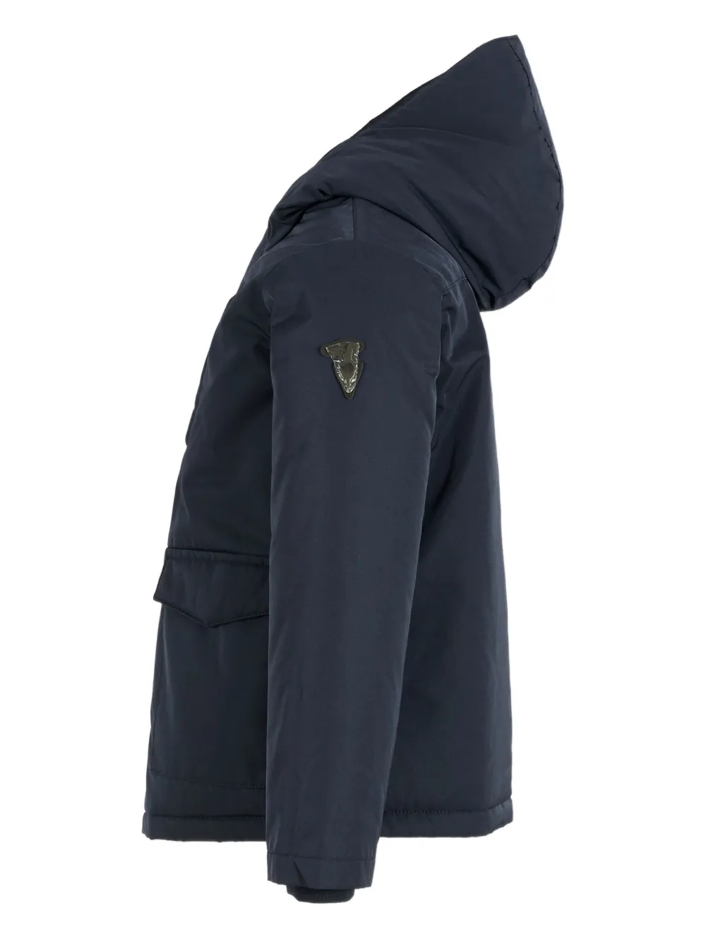 TRUSSARDI JUNIOR Gewatteerd jack met capuchon Blauw