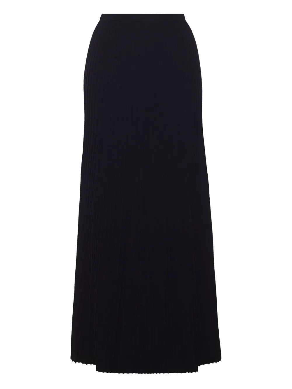 Adam Lippes Juno Ribbed Skirt In Black