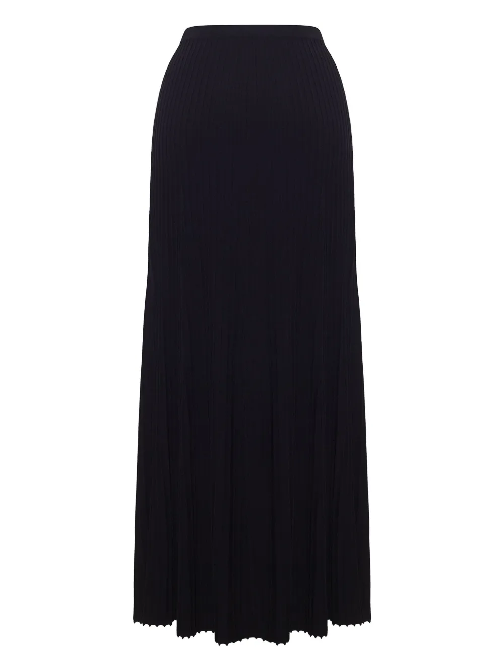 Adam Lippes Juno Ribbed Skirt In Black
