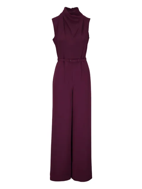 Adam Lippes combinaison ceinturée à col châle