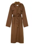 Adam Lippes Arlo belted double-breasted coat - Brown